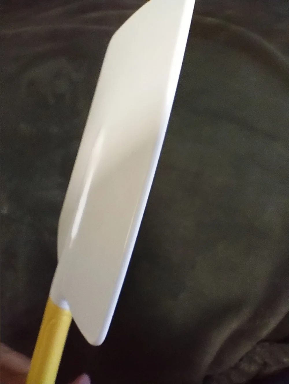 Rubbermaid Rubber Spatula/Scraper Has Section In Handle For Hanging